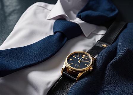 Close up of luxury menswear fabrics and accessories